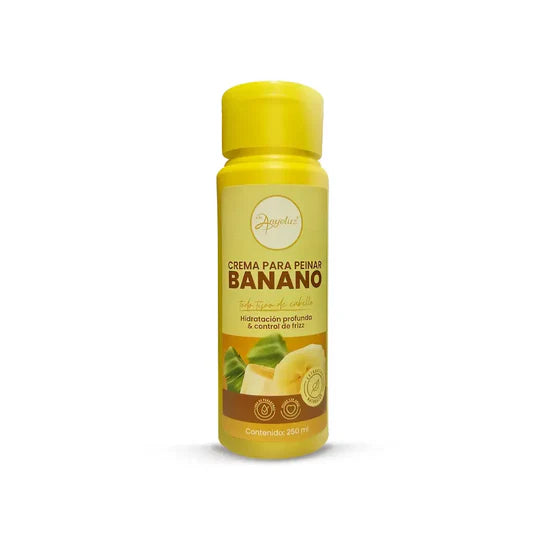 Anyeluz crema para peinar de banano x250ml